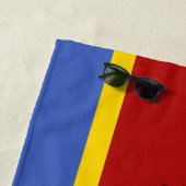 Eswatini Flag Strandlaken (In situ)