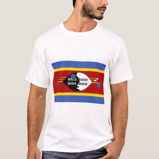 Eswatini Flag T-shirt (Voorkant)