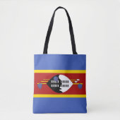 Eswatini Flag Tote Bag (Voorkant)