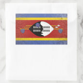 eSwatini Rechthoekige Sticker (Tas)