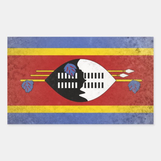 eSwatini Rechthoekige Sticker (Voorkant)