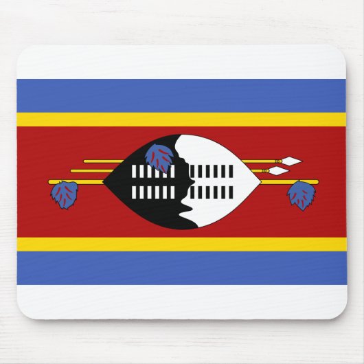 Eswatini Vlag Muismat (Voorkant)