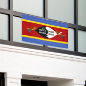 Eswatini vlag spandoek (Buitenkant Gebouw)