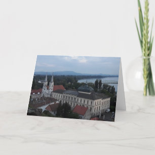 Esztergom Hongarije Birthday card Kaart