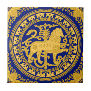 Esztergom Lion Keramische Tegel Tegeltje