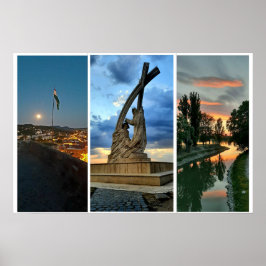 Esztergom Nachtelijke Hemel. Poster