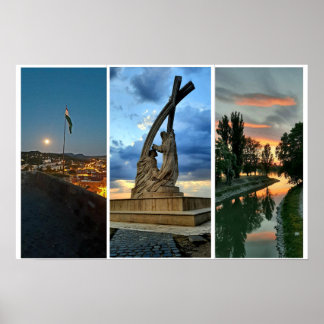 Esztergom Nachtelijke Hemel. Poster