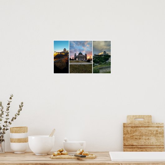 Esztergom Night Sky. Poster (Keuken)