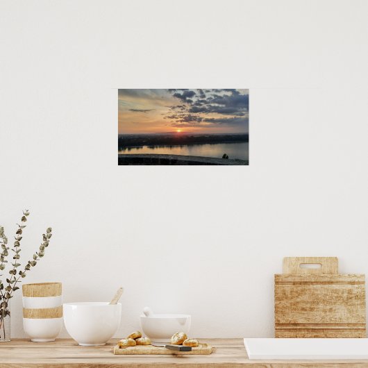 Esztergom Night Sky. Poster (Keuken)