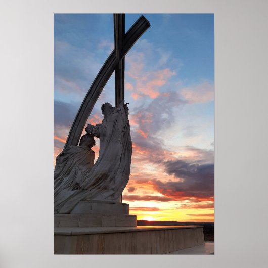 Esztergom Night Sky. Poster (Voorkant)