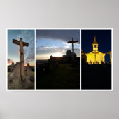 Esztergom Night Sky. Poster (Voorkant)