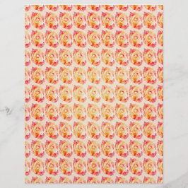 ET Abstract Roses Scrapbook Papier 2-zijdige Pagin