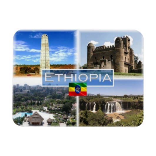 ET Afrika - Ethiopië - Aksum Obelisk - Magneet (Horizontaal)