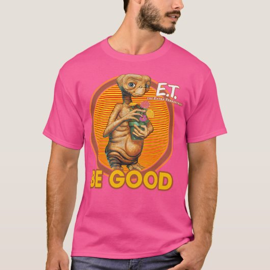 ET Be Good Retro Style Gift Fan T-shirt (Voorkant)