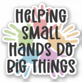 ET-cadeautjes bij kinderen tegen beroepsmatige beh Sticker