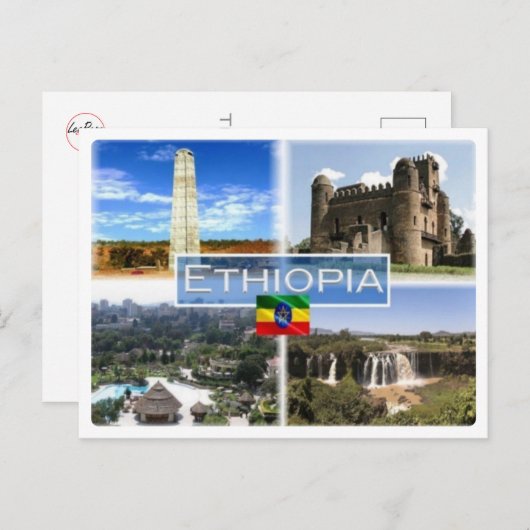ET Ethiopië - Afrika - Briefkaart (Voorkant / Achterkant)