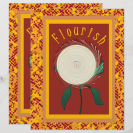 ET Flourish Flower Scrapbook Papier 2-zijdige Pagi