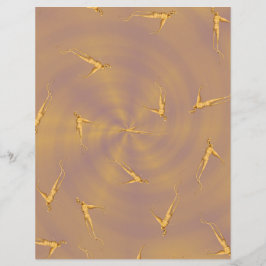 ET Ginseng Man Scrapbook Paper 2-Sided Page