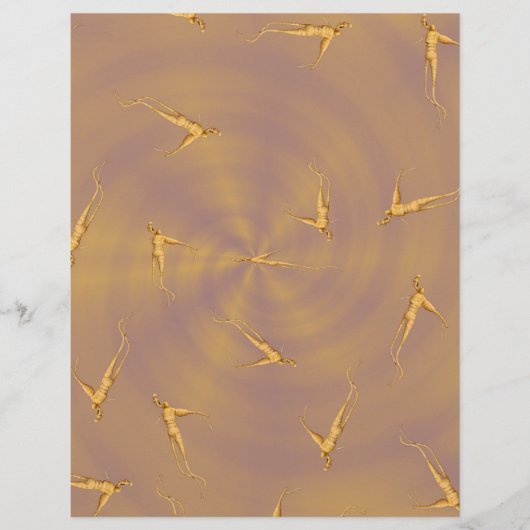 ET Ginseng Man Scrapbook Paper Bulk Pages Flyer (Voorkant)