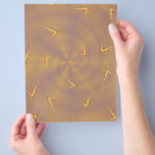 ET Ginseng Man Scrapbookpapier Bulk Pagina's Flyer (Hand)
