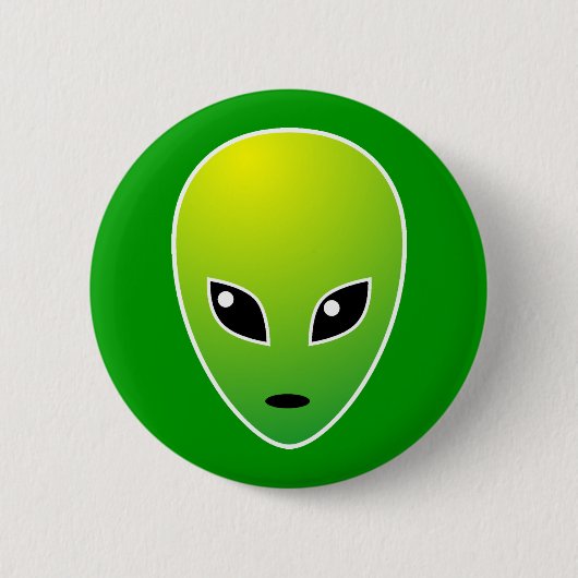 ET - Groen - Gepersonaliseerd Ronde Button 5,7 Cm (Voorkant)