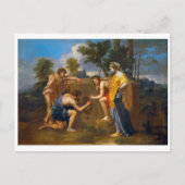 Et in Arcadia ego, Poussin Briefkaart (Voorkant)