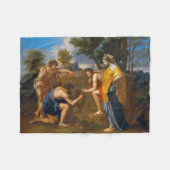 Et in Arcadia ego, Poussin Fleece Deken (Voorkant (Horizontaal))