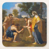 Et in Arcadia ego, Poussin Kartonnen Onderzetters (Voorkant)