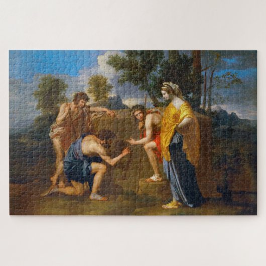 Et in Arcadia ego, Poussin Legpuzzel (Horizontaal)