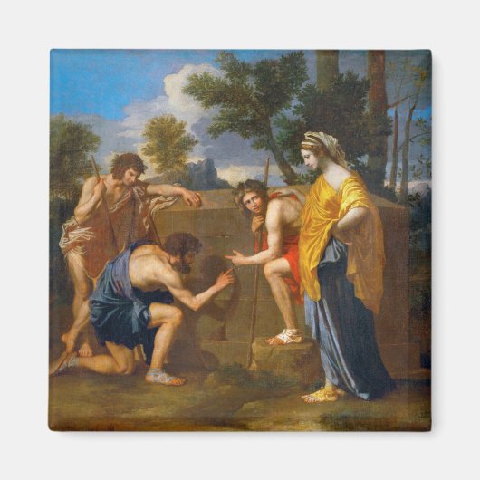 Et in Arcadia ego, Poussin Magneet (Voorkant)