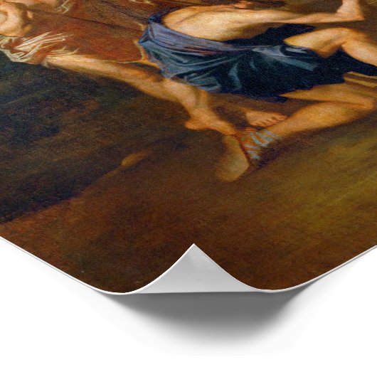 Et in Arcadia ego, Poussin Poster (Hoek)