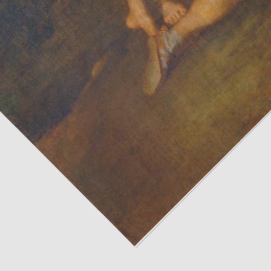 Et in Arcadia ego, Poussin Tissuepapier (Detail)