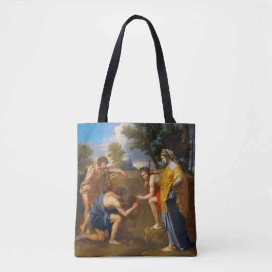 Et in Arcadia ego, Poussin Tote Bag (Voorkant)