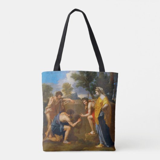 Et in Arcadia ego, Poussin Tote Bag (Achterkant)