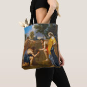 Et in Arcadia ego, Poussin Tote Bag (Dichtbij)