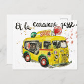 Et la caravane passe! briefkaart (Voorkant / Achterkant)