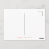 Et la caravane passe! briefkaart (Achterkant)