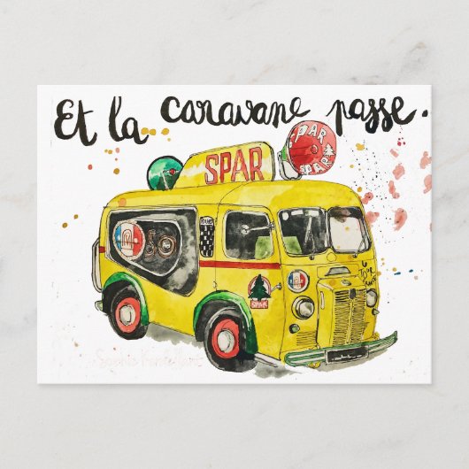 Et la caravane passe! briefkaart (Voorkant)