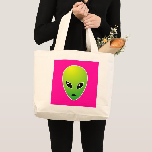 ET - op Roze Grote Tote Bag (Voorkant (product))