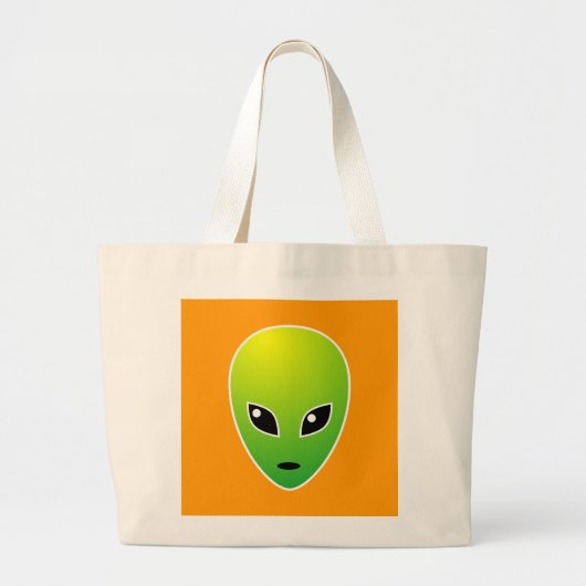 ET - over Sinaasappel Grote Tote Bag (Voorkant)