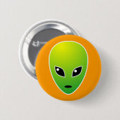 ET - over Sinaasappel Ronde Button 5,7 Cm (Voorkant /achterkant)