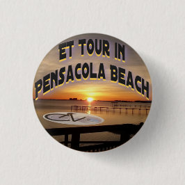 ET-rondleiding in Pensacola Beach Buttonj Ronde Button 3,2 Cm