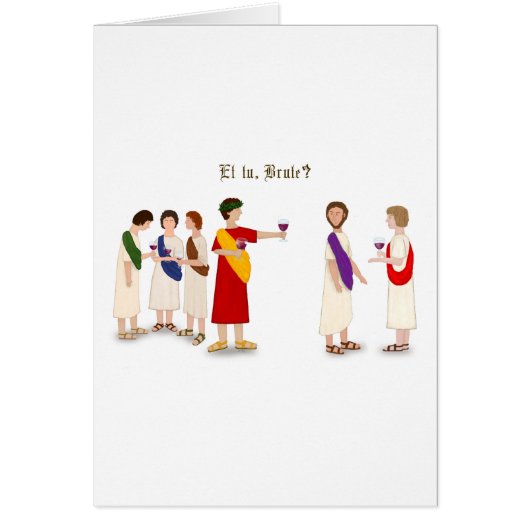 Et Tu Brute? Julius Caesar bij een Partij (Voorkant)