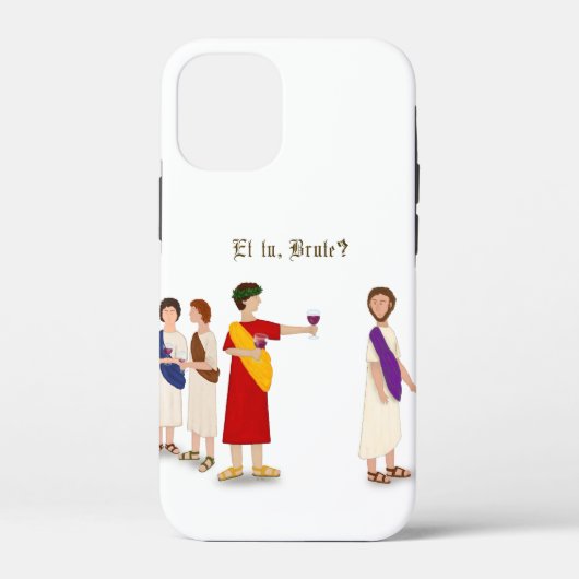 Et Tu Brute? Julius Caesar bij een Partij Case-Mate iPhone Case (Achterkant)