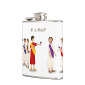 Et Tu Brute? Julius Caesar bij een Partij Heupfles (Links)