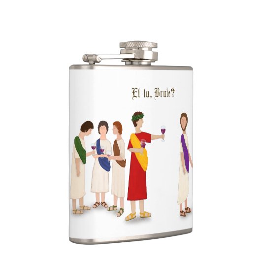 Et Tu Brute? Julius Caesar bij een Partij Heupfles (Rechts)