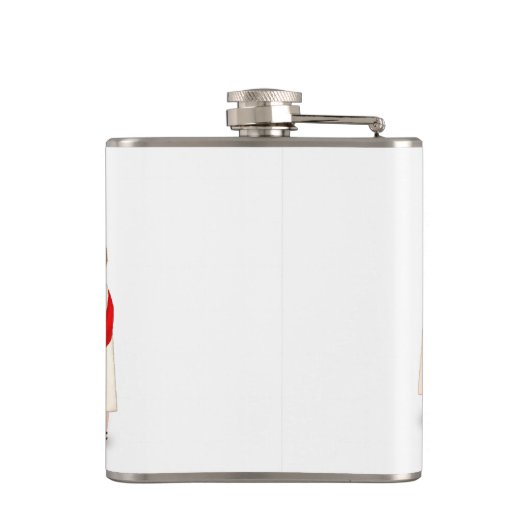 Et Tu Brute? Julius Caesar bij een Partij Heupfles (Achterkant)