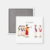 Et Tu Brute? Julius Caesar bij een Partij Magneet (Voorkant / Achterkant)