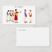 Et Tu Brute? Julius Caesar bij een Partij Notitiekaartje (Voorkant / Achterkant)