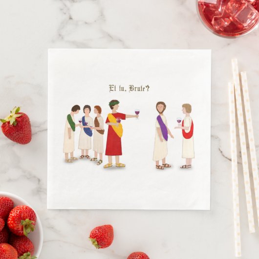 Et Tu Brute? Julius Caesar bij een Partij Servet (Insitu)